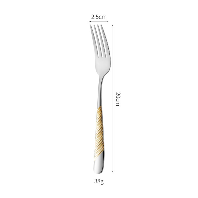 星ドリルステンレスナイフフォークスプーン創意軽豪華ホテル食器高級金メッキステーキナイフフォークセットアマゾン|undefined