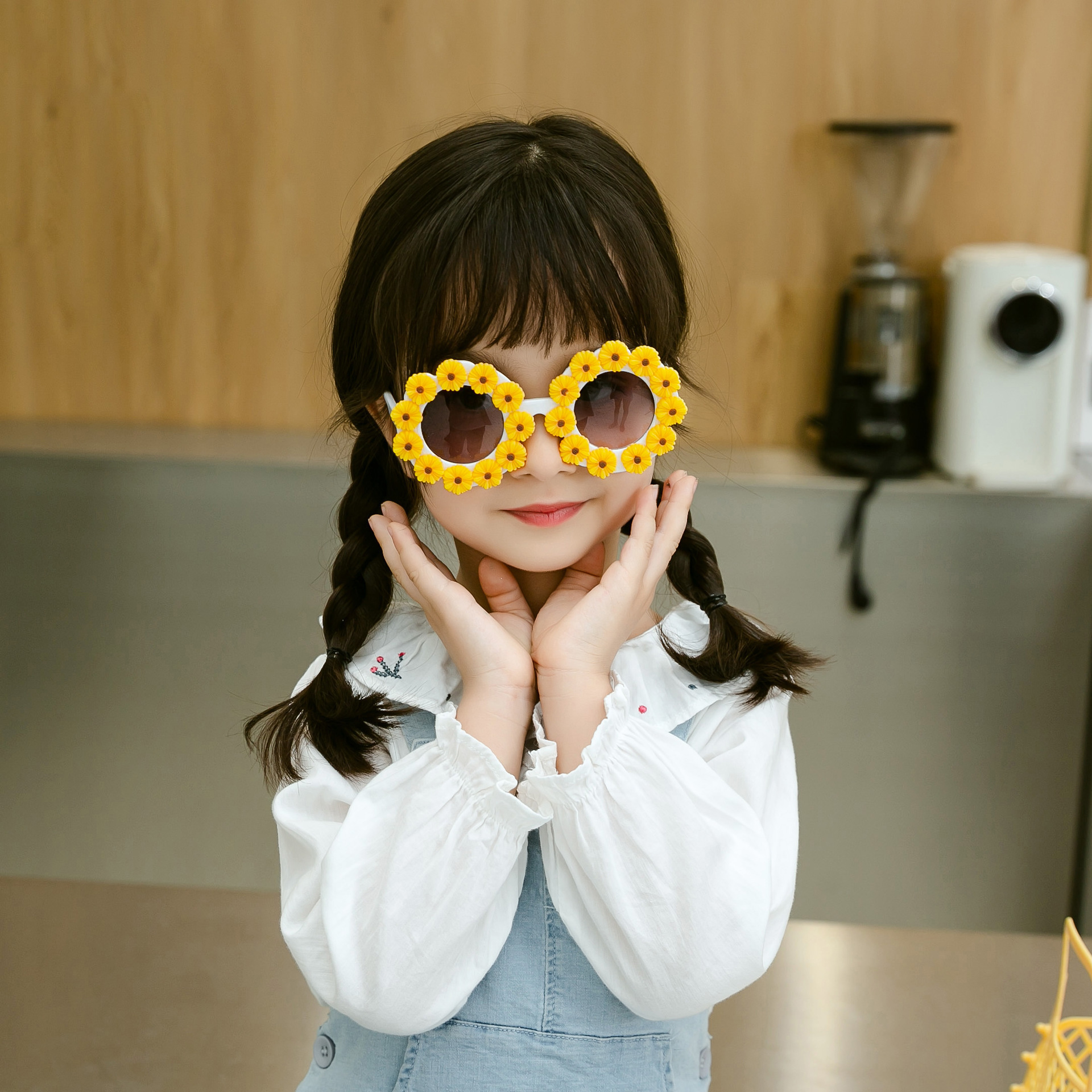 韩版经典儿童太阳镜 百搭全框男童女童墨镜 创意箭头宝宝太阳眼镜-阿里巴巴