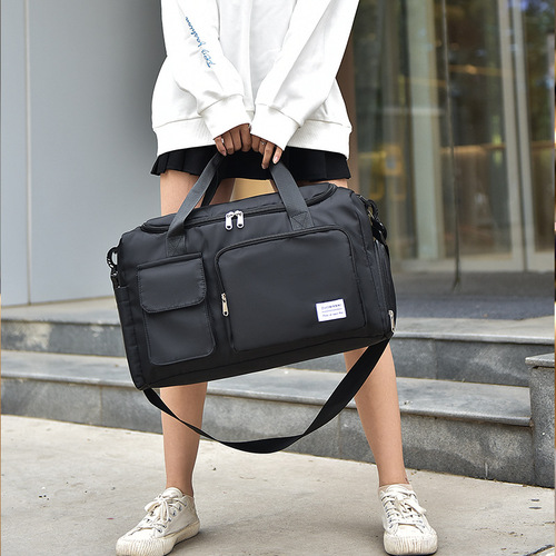 Travel bag women's large-capacity portable luggage bag dry and wet separation sports fitness bag short-distance business trip travel storage bag