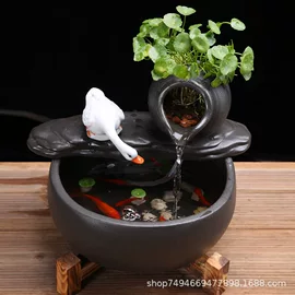 流水摆件;造景/装饰;鱼缸