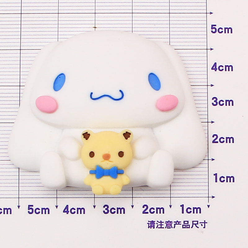 Nuevo pegamento suave de dibujos animados DIY pegamento crema al por mayor diadema horquilla taza de agua papelería lindo perro serie taza pegatinas ventas directas