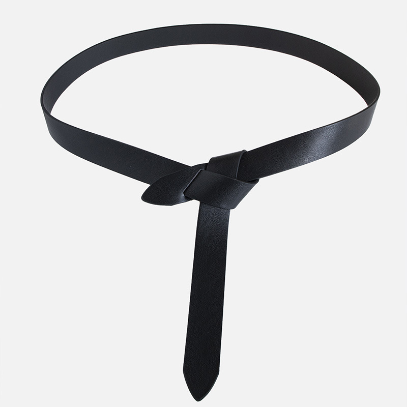 3cm打结腰带黑2