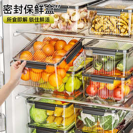 严选冰箱收纳盒食品级水果蔬菜专用保鲜盒冷冻神器整理储物密封盒