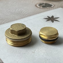 暖气片排气堵头手拧跑风堵头 放风丝堵 外丝排气堵头 暖气片配件