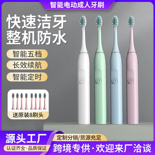 Soft Hair Electric Toothbrush Adult Household Charging Intelligent Sonic Dental Cleaner Automatic Couple Toothbrush for Men and Women