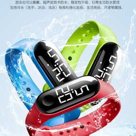 厂家直供新款米3手腕表 触摸运动手表时尚led电子表批发防水