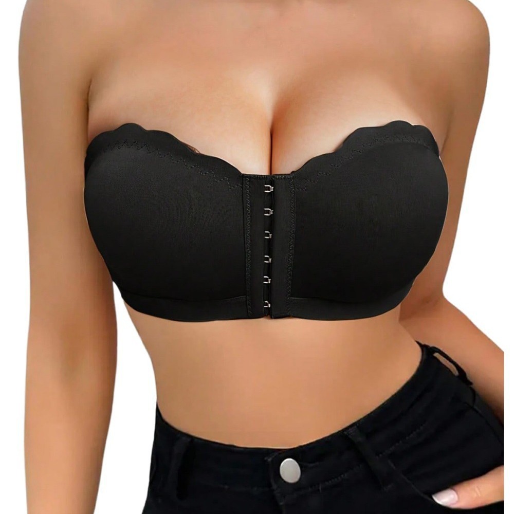 가슴 패드가 있는 검정색