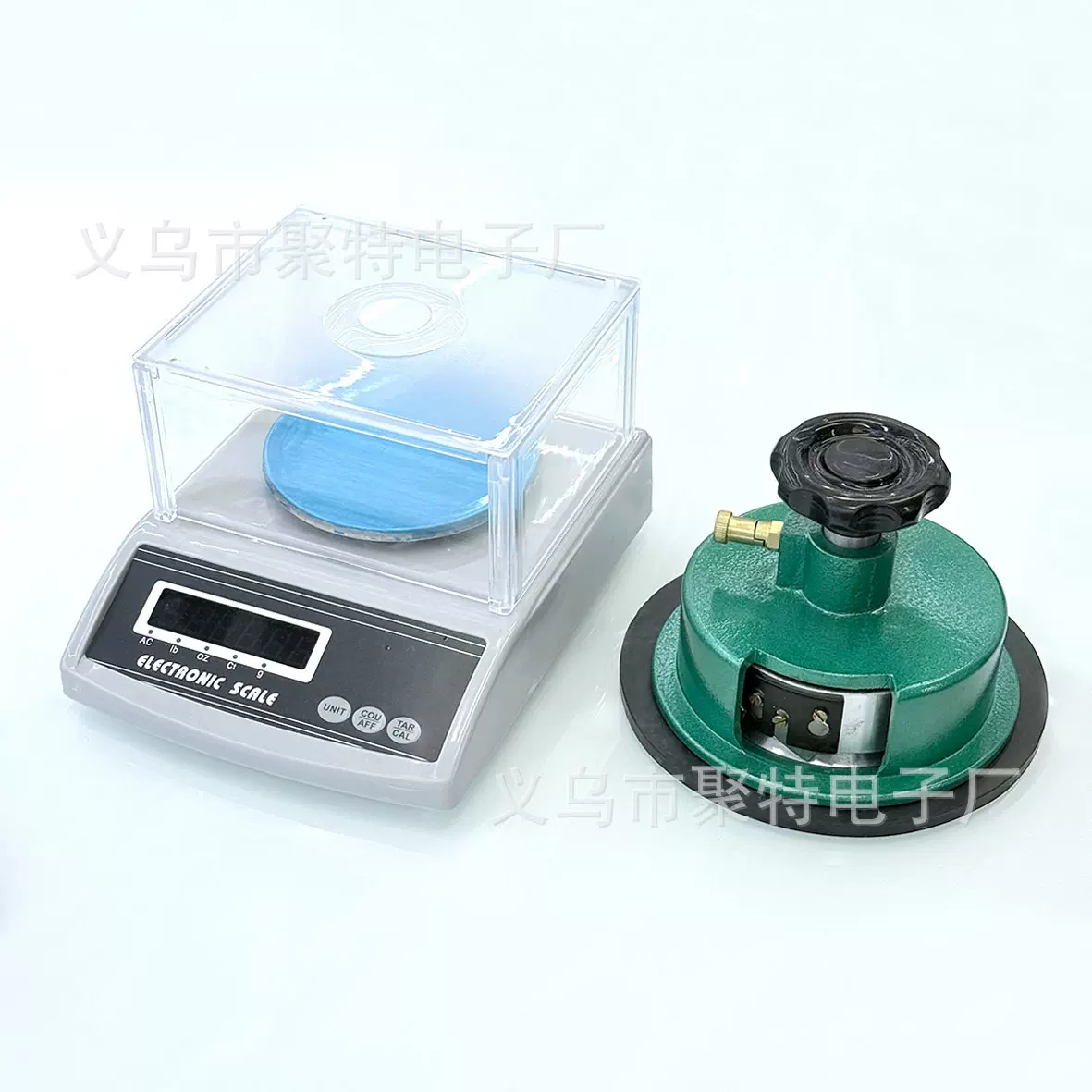 600/1000g天平称教学实验电子秤精密称克重小型防风罩珠宝秤0.01