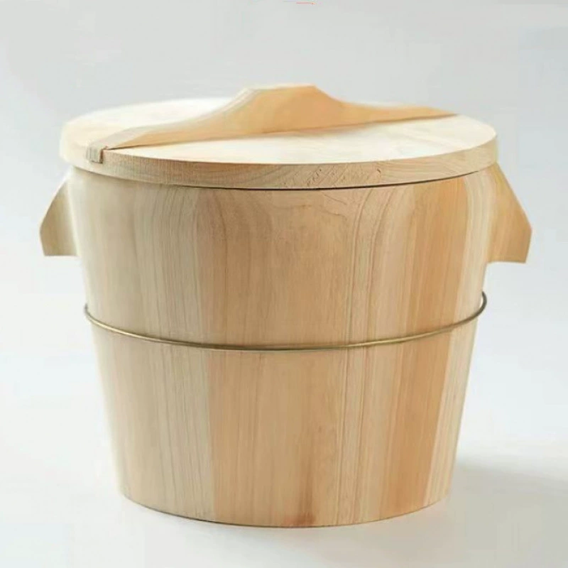 Деревянная бочка для риса, бамбуковая пароварка, деревянная пароварка для риса, бочка из ели для домашнего использования, бесплатная доставка, доступен дропшиппинг.