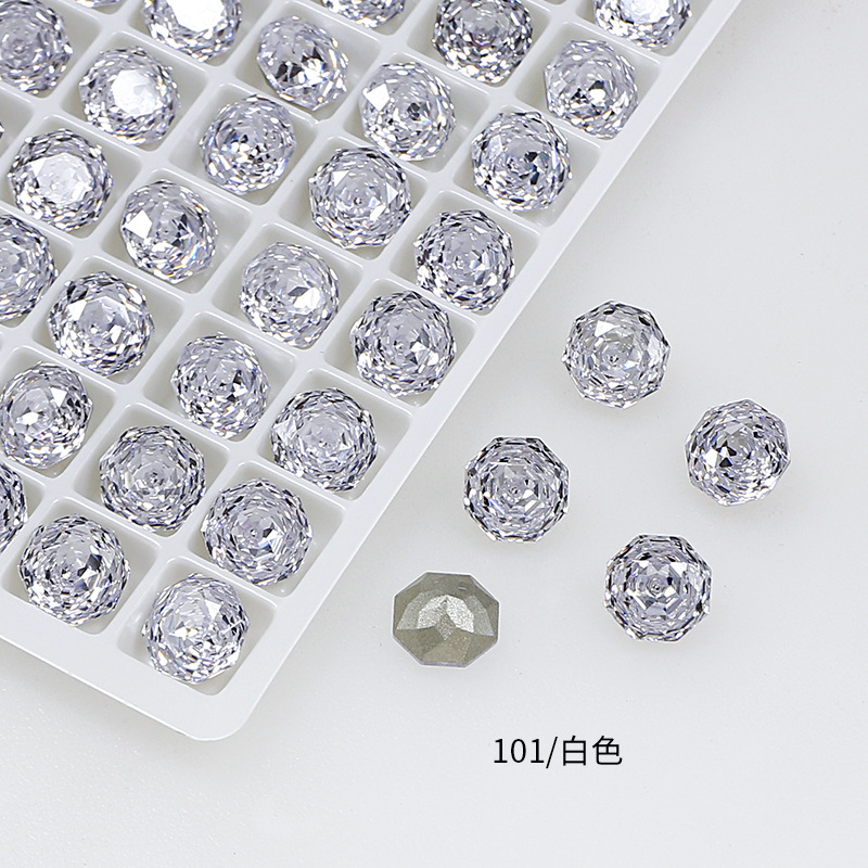 5389 팔면밀레니엄 로즈 컷 8*8mm