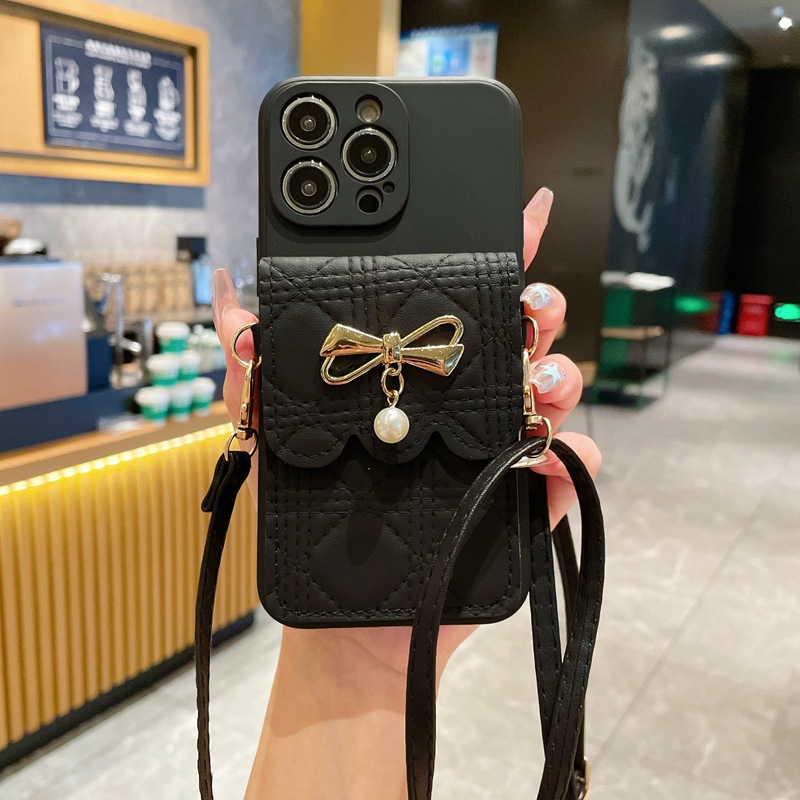 Luxury Protective Phone Case With Card Holder For Iphone Models_voghion.com