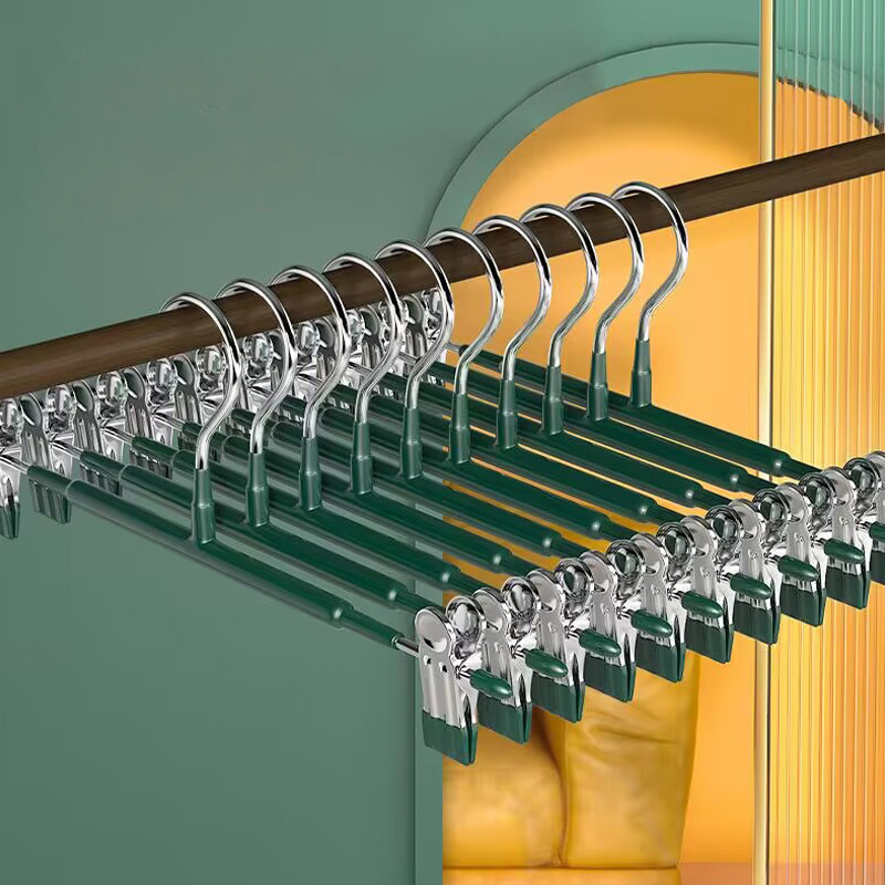 Wardrobe Home Drying Trousers Hanger jk Skirt Clip Seamless Stainless Steel Trousers Clip Pants Drying Rack Trousers Rack Underwear Wardrobe Home Drying Trousers Hanger jk Skirt Clip Seamless Stainless Steel Trousers Clip Pants Drying Rack Trousers Rack Underwear