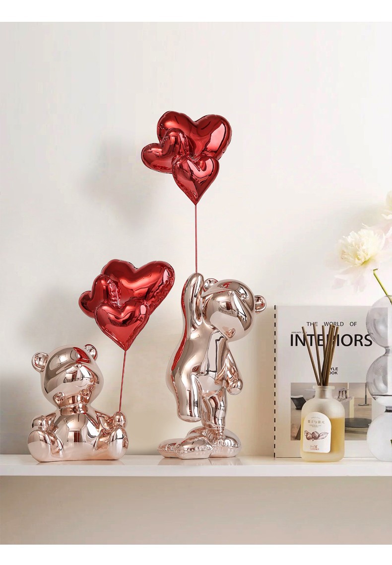 Balloon Bear Figurine