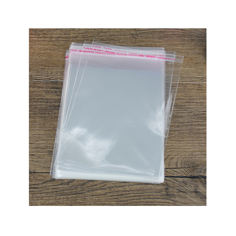 OPP bolsa de ancho 11*20 bolsa de embalaje de regalo engrosada bolsa de plástico transparente calcetines bolsa de sellado bolsa autoadhesiva