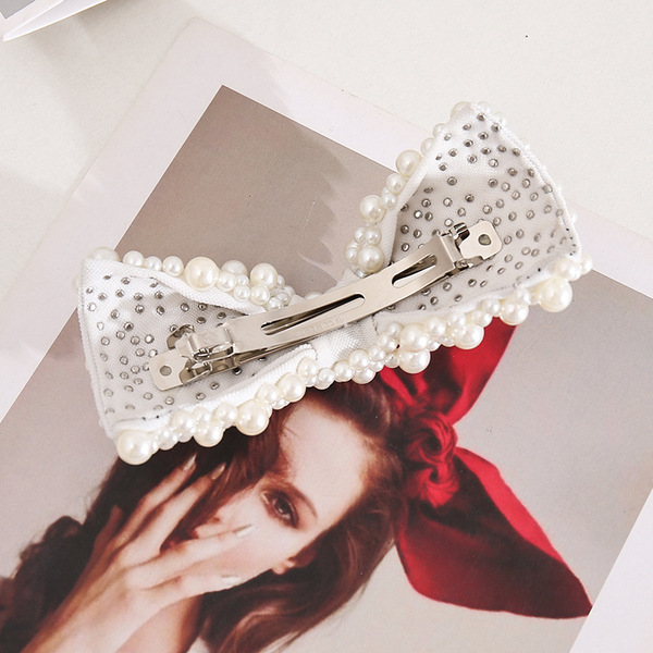 fashionable hairgrip for bride pearl with bow