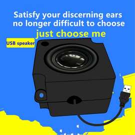 精歌源功放USB4545腔体音响4欧3W数码设备电脑全频语音喇叭扬声器