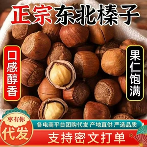 [东北野生榛子新货袋装原味薄皮孕妇坚果零食批发价铁岭特产榛子]
