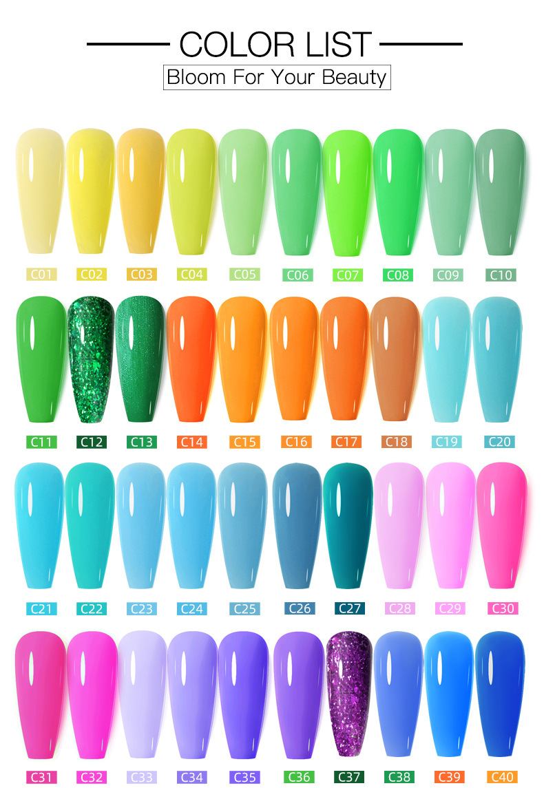 Simple Style Gradient Color Plastic Nail Polish 1 Piece display picture 3