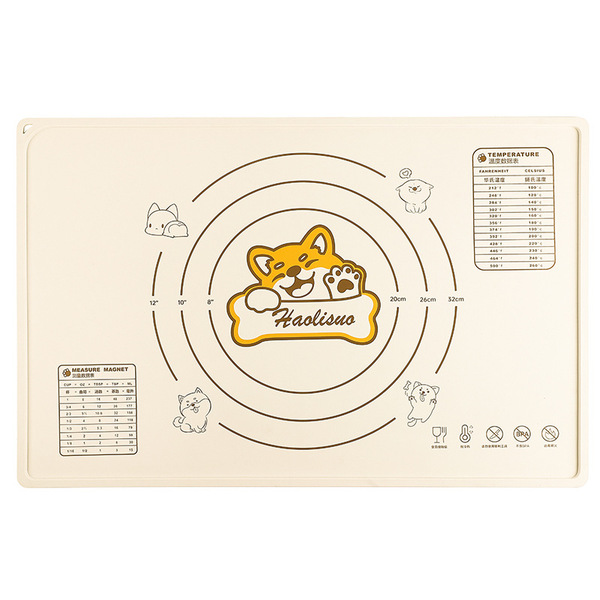 Cartoon silicone kneading mat