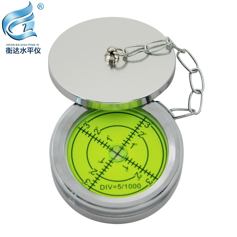 Covered crane leg leveling bubble 7024 built-in line level high precision leveling bubble drilling machine level