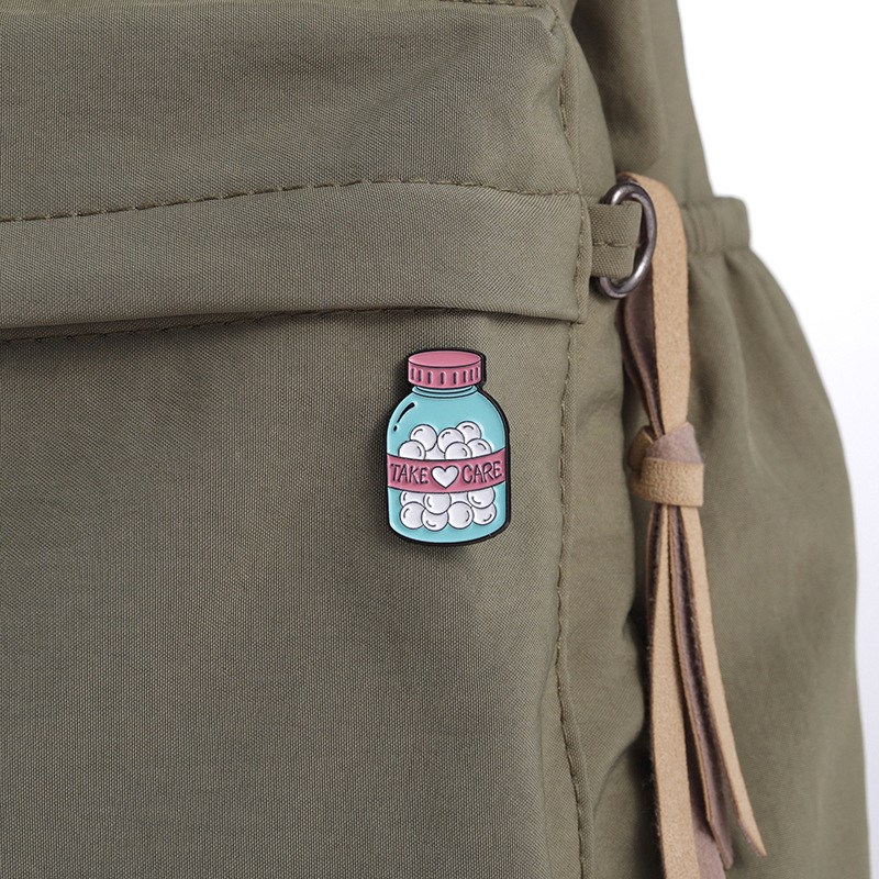 Unisex Gender Cute Pin Cartoon Alloy Stoving Varnish Unisex Brooches