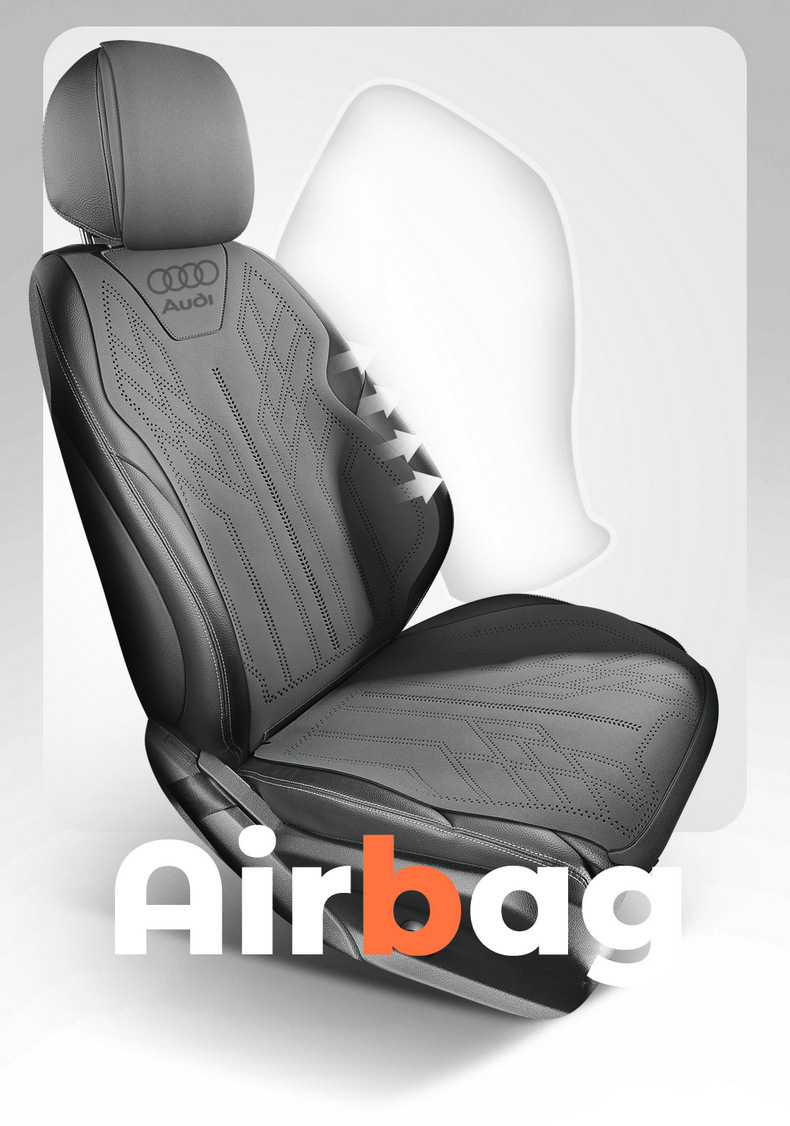 Suitable for Audi Car Seat Cushions, Suede Leather Seat Covers, Four-Season Seat Covers, Suede Leather Cushions