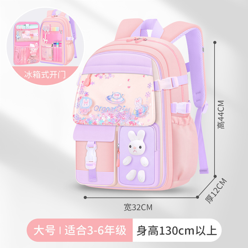 Mochila escolar ligera y transpirable para niñas, niños y estudiantes de primaria, con protección para la columna vertebral y que reduce la carga, venta al por mayor, 2025