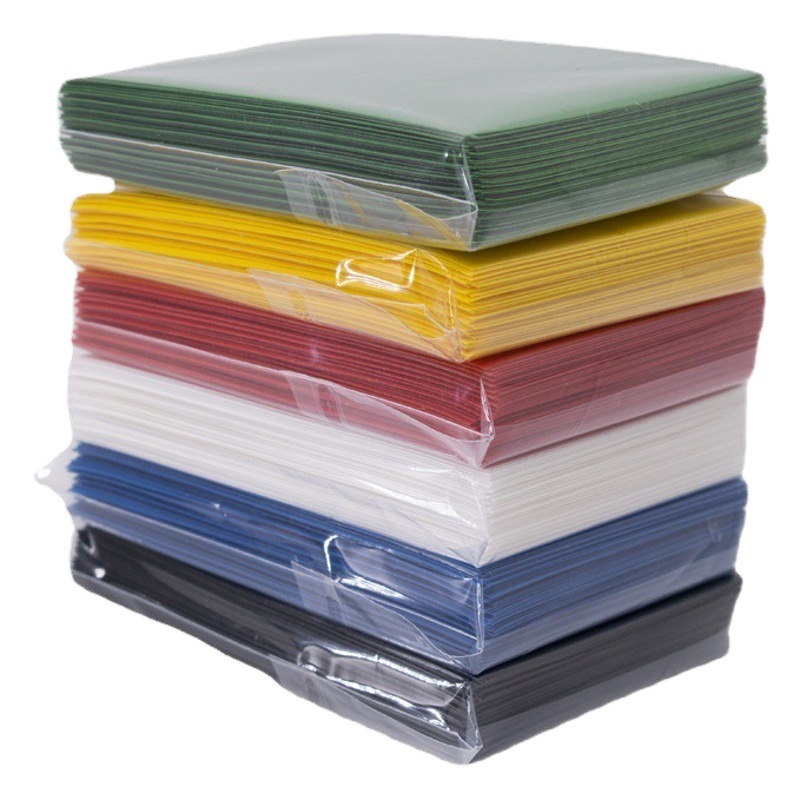 Cubierta de la tarjeta de juego King cubierta de la tarjeta de un solo color transparente película de tarjeta esmerilada para juegos de mesa