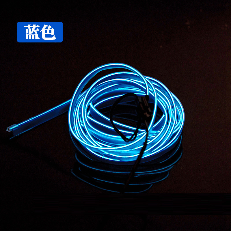 Luz fría, luz ambiental para automóvil, luz ambiental para automóvil, luz ligera, luz de ritmo para automóvil, instalación gratuita universal