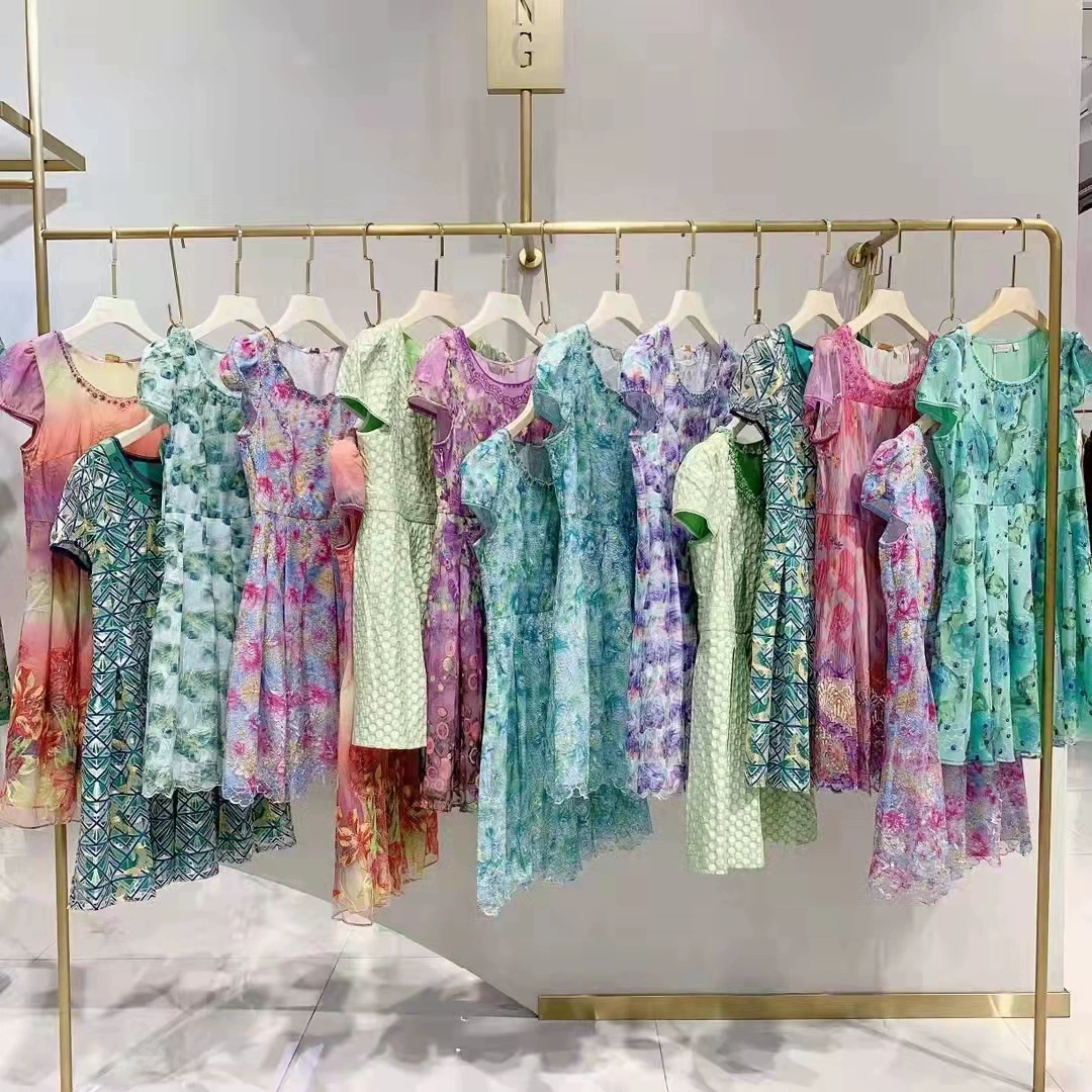 Hanfa платье большого размера 2023 Summer Lady Бренд Скидка Женская одежда Live Store