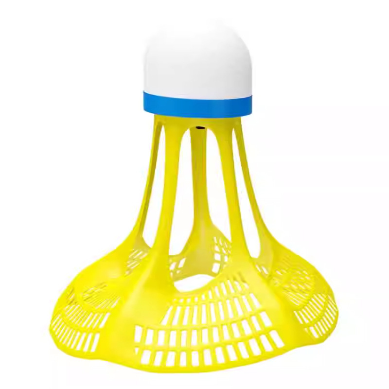 Raqueta de bádminton entrenador individual indoor una sola persona auto-rebote automático en casa individual colgando auto-entrenamiento luz nocturna