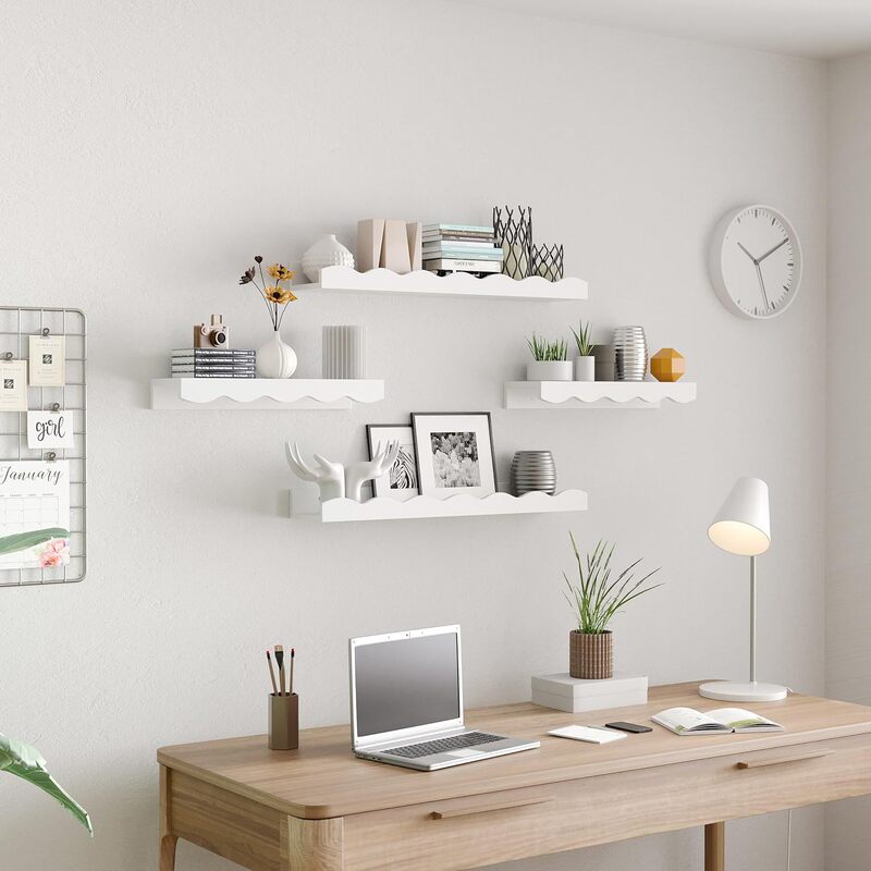 Wall decoration floating shelf kindergarten bookshelf wall-mounted shelf book Plant photo frame shelf