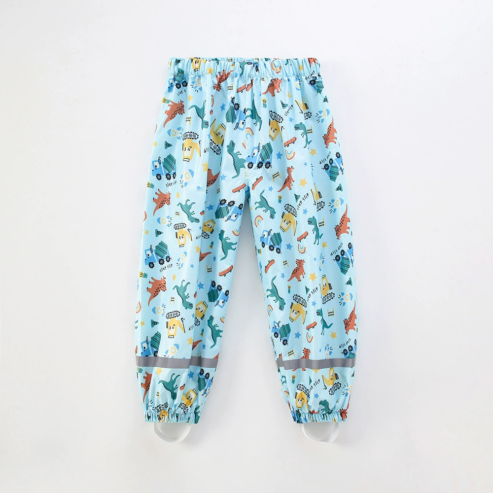 Children's thin trousers for early age, light and thin waterproof raincoat