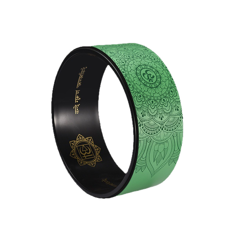 ヨガの輪は背中を開けて肩を開けた後に曲がった神器の初心者の女性のマッサージのやせた足のヨガの美の背中の環のプラティの輪の器材