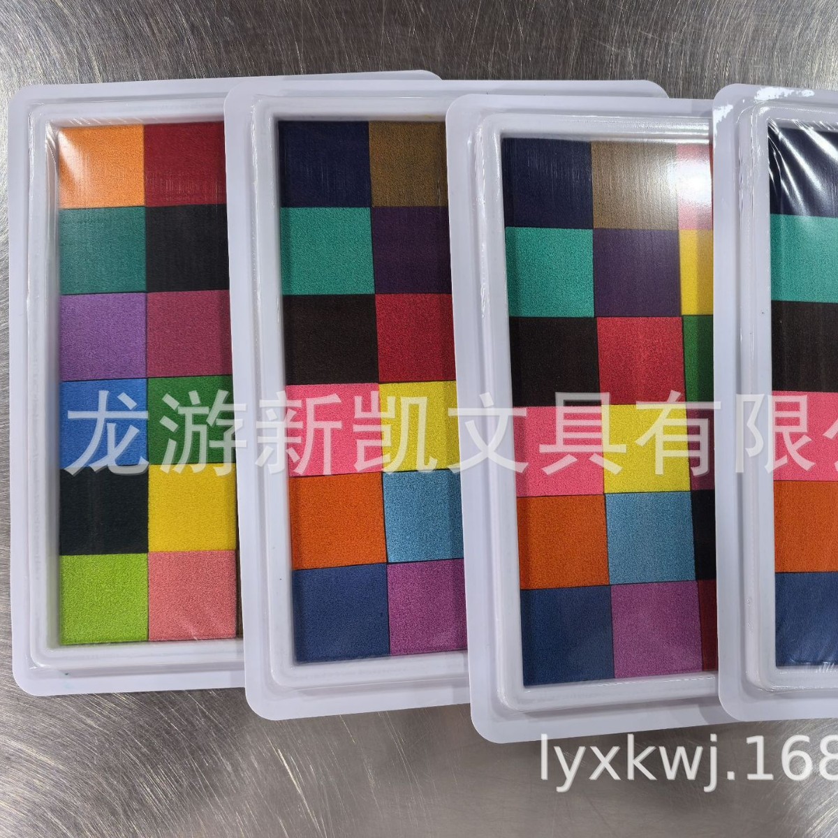 ��ͯ��ָ����ɫӡ�� ӡ̨ ��װ12ɫ24ɫDIY��ָ������ӡ��ӡ̨