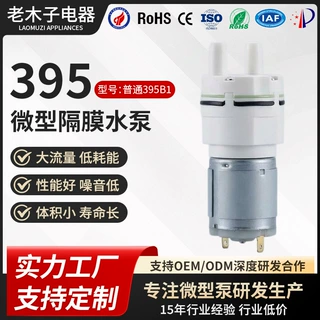 哇噢定制395微型自吸泵厂家电开水壶饮水机家用抽水泵小型隔膜泵