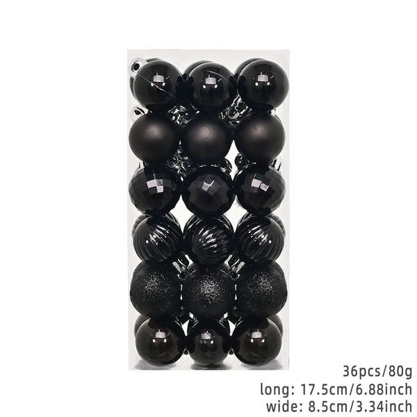 3cm-36pcs black