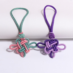 Two-color Auspicious Knot Tassel Chinese Knot Tassel Tassel diy Handmade Pendant Semi-finished Product
