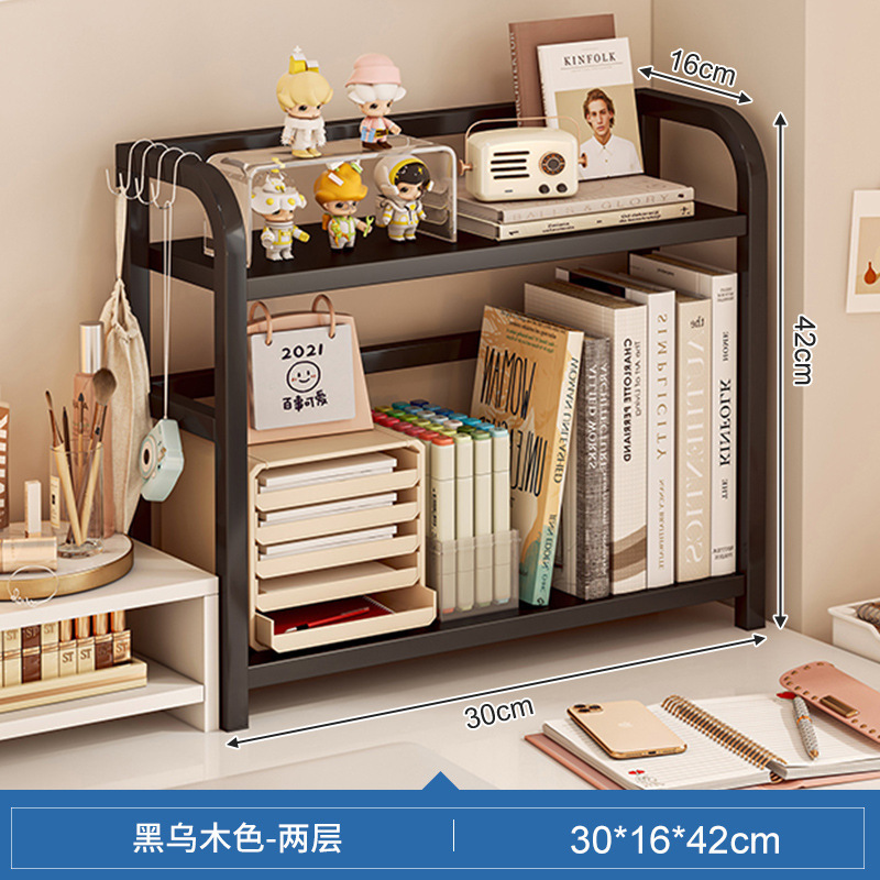 Estantería Escritorio Escritorio Escritorio Estante de almacenamiento Escritorio Oficina Dormitorio de estudiantes Libros Cosméticos Estante de acabado de hierro