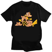 新来的道尔顿兄弟幸运卢克漫画的t恤夏季男士上衣有趣的休闲衬衫