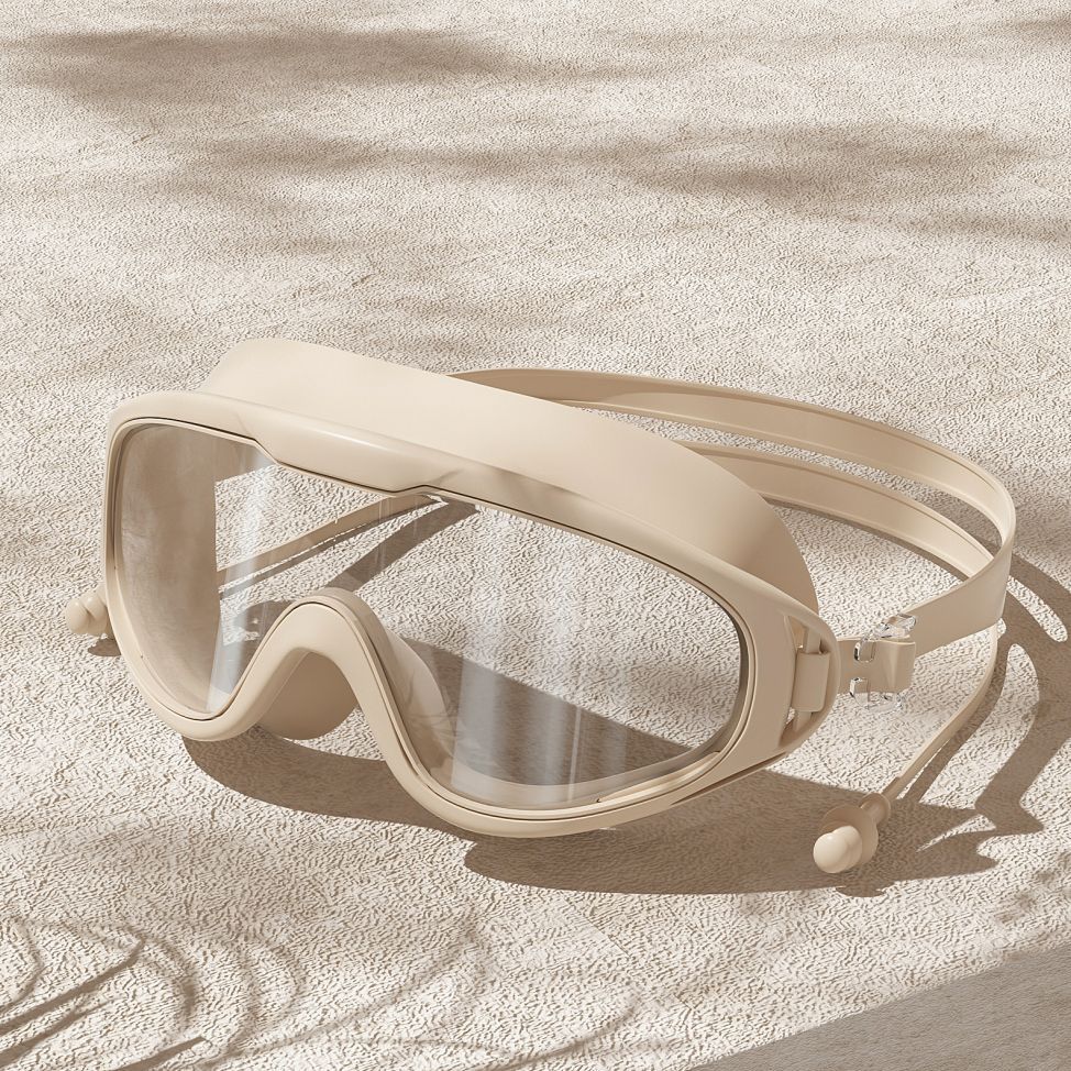 Off-white swimming goggles