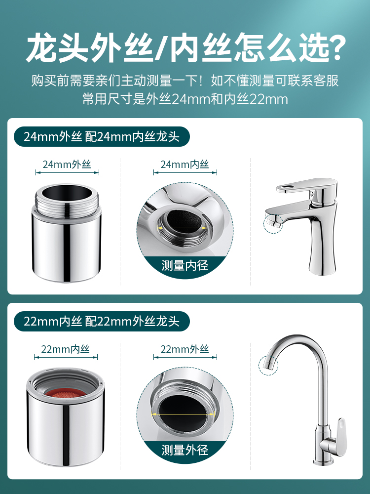 Kitchen noodle water faucet filter mesh mouthpiece anti -hot water…