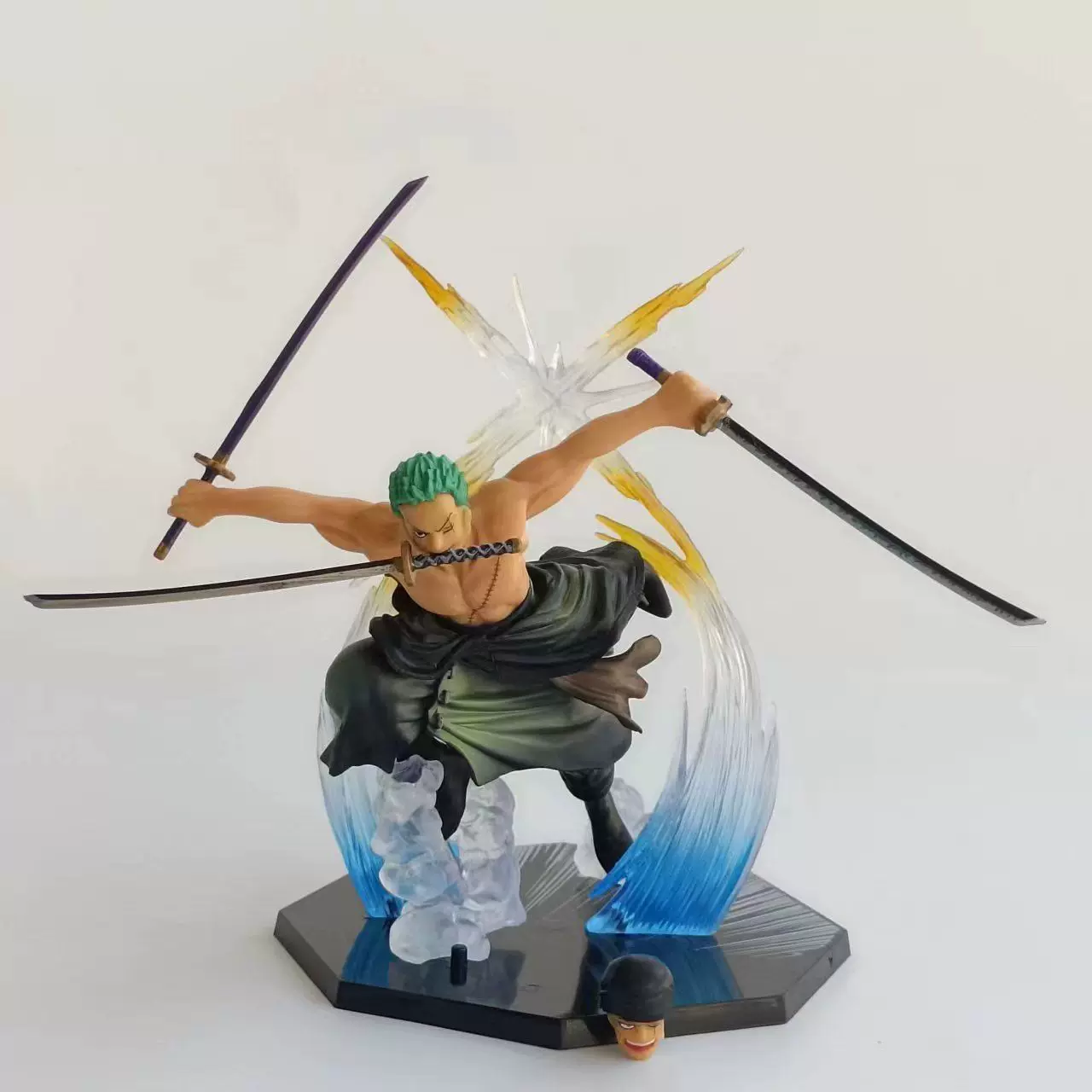 航海王gui斩索隆 双头雕 海贼王系手办袋装模型桌面摆件批发