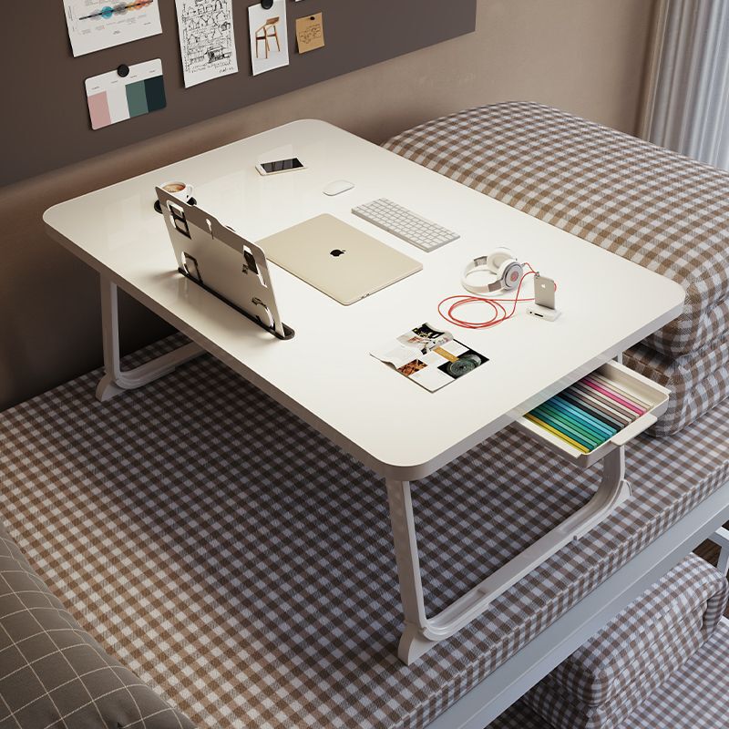 Folding Small Table on the Bed, Desk, Heightening, High School Student Online Class Study Table, College Student Dormitory Bed Table, Special Price