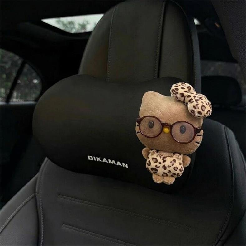 2026 New Model Car Headrest Memory Foam Car Seat Neck Pillow Cute Car Neck Support Pillow
