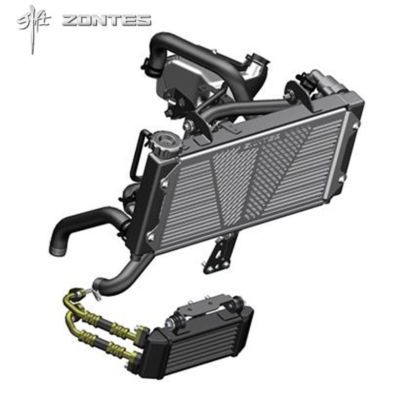 Shengshi ZT350-GK motosiklet üçün su və yağ radiatoru qoruyucu tor