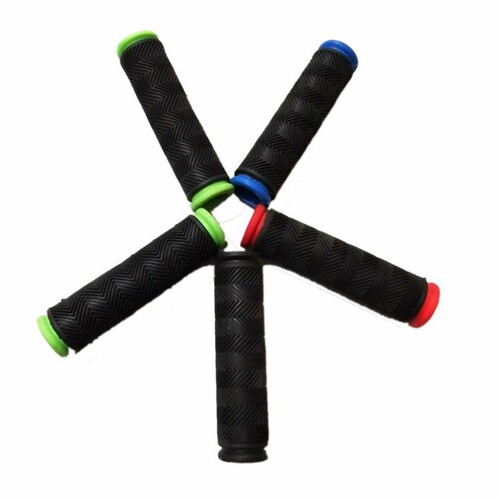 Bicycle two-color water pattern handlebar mountain bike two-way water ripple handlebar cover non-slip rubber handshake single-pass handlebar cover