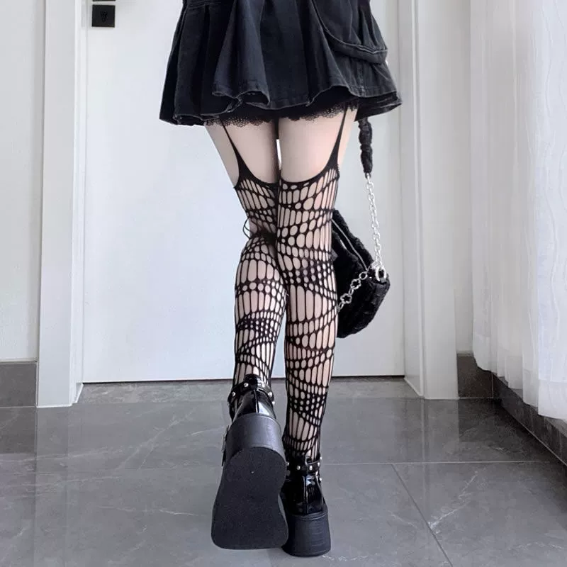 Колготки, сеть, стильLolita, утягивающий эффект