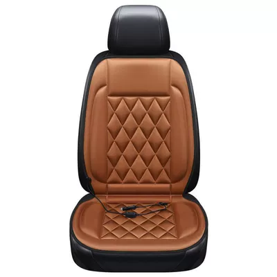 Xa003 Enlarged and Extended Knitted Multi-function pad - xa003-heated-single-seat-type-12v-brown