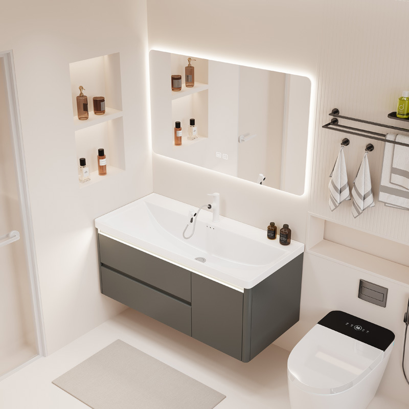 gabinete de baño cerámica integral lavabo tipo cajón de baño lavabo marino lavabo lava